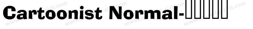 Cartoonist Normal字体转换
